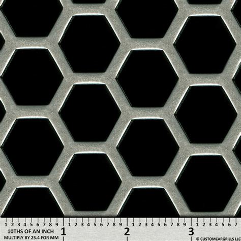 Hexagon Grill Mesh Sheets By Customcargrills