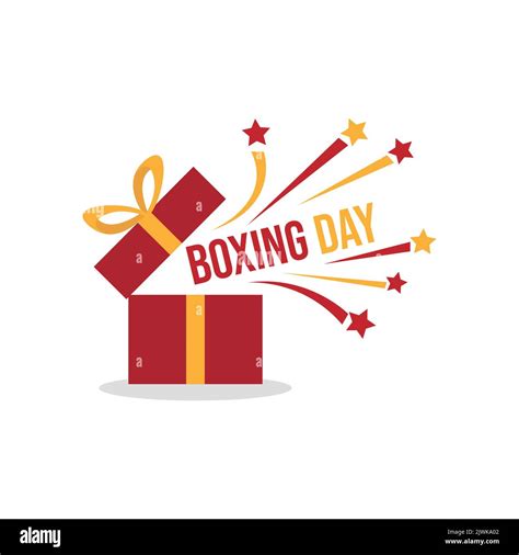 Boxing Day Graphic Design Vector Image Boxing Day Vector Illustration