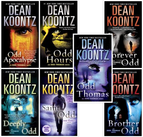 Complete 7 Book Set Of Dean Koontzs Odd Thomas Series Odd Thomas