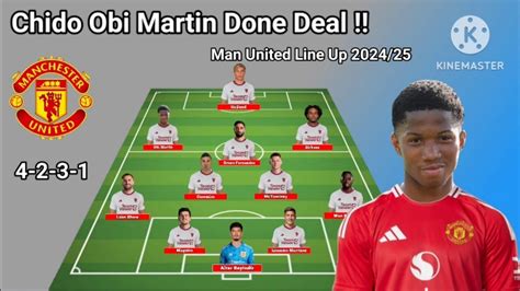 Chido Obi Martin Done Deal Manchester United Line Up With Obi Martin