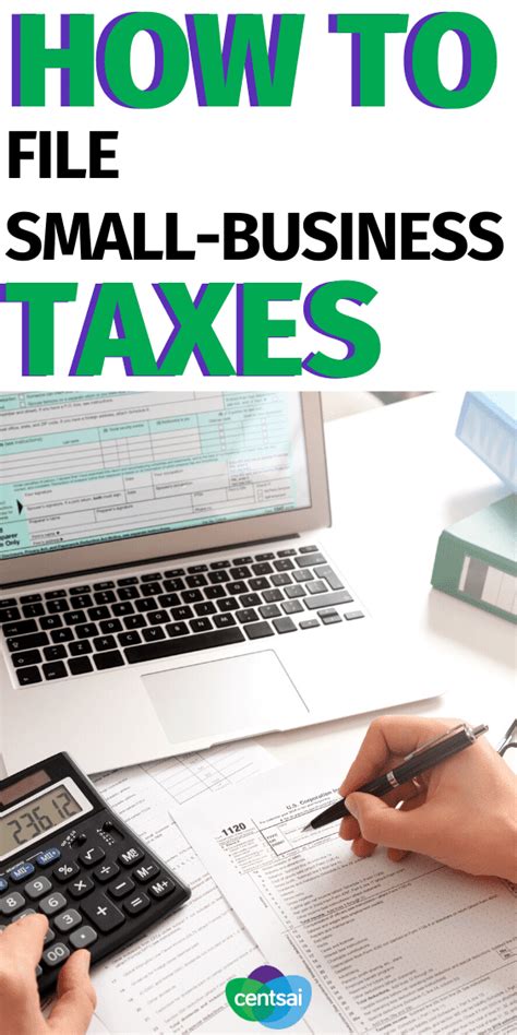 How To File Taxes For A Small Business I Centsai