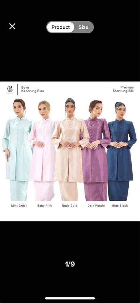 Clarabelle Kebarung Riau Nude Gold Women S Fashion Muslimah Fashion