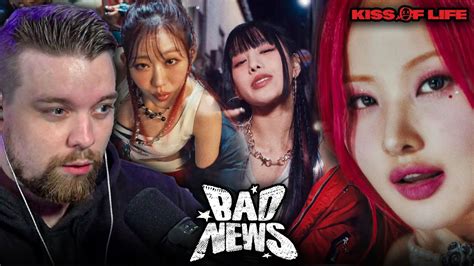 KISS OF LIFE Bad News MV REACTION YouTube