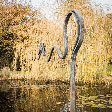 Two Doves Garden Sculpture Thomas Gontar Artist Blacksmith Glynde Forge