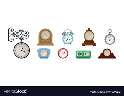 Different Clocks As Device For Measuring Vector Image