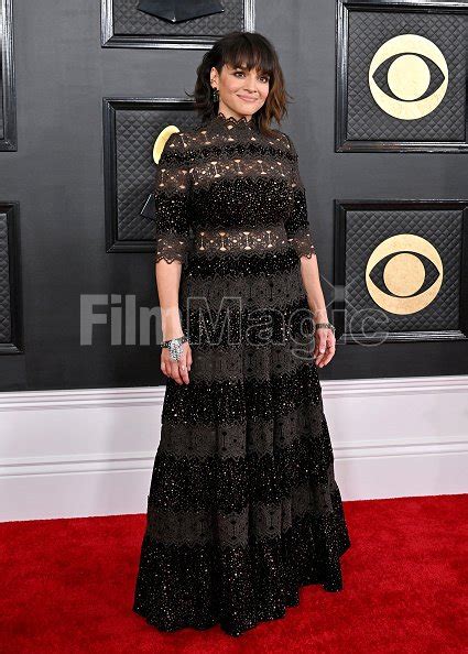 Norah Jones attends the 65th GRAMMY Awards at Crypto com Arena on ...