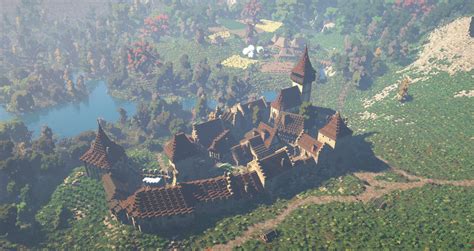 Fortified Medieval Town Conquest Reforged Minecraft Map