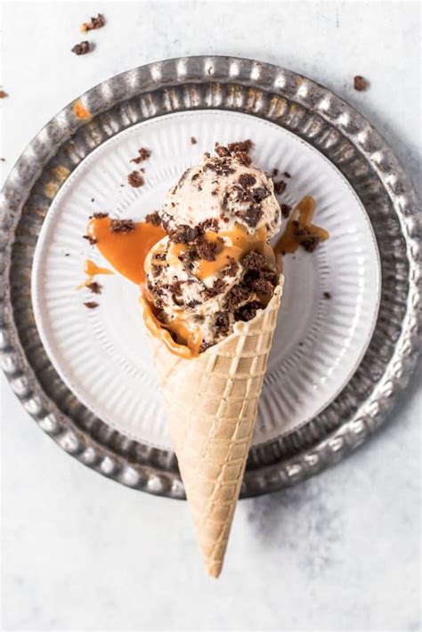 Salted Caramel Brownie Ice Cream Emma Duckworth Bakes