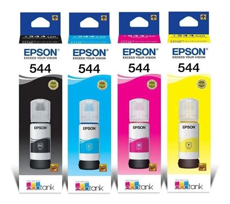 Kit De Botellas De Tintas Epson 544 Set De Tintas Original