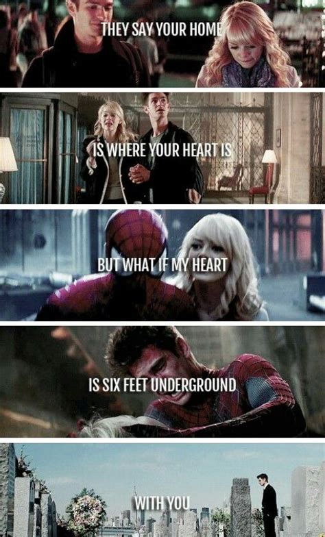 Gwen X Peter Amazingspiderman Marvel Tumblr Amazing Spiderman