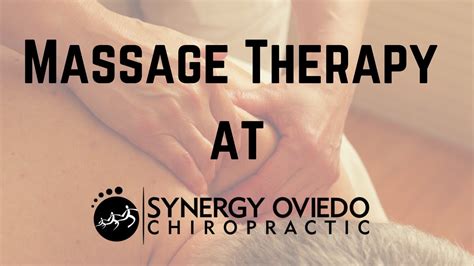 Massage Therapy At Synergy Oviedo Chiropractic Youtube