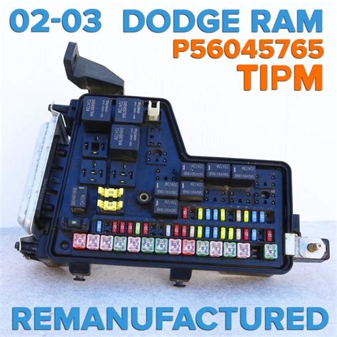 P Ag Ah Ai Tipm Fuse Box For Dodge Ram Truck Pickup