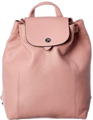 Longchamp Le Pliage Cuir Leather Backpack Shopstyle