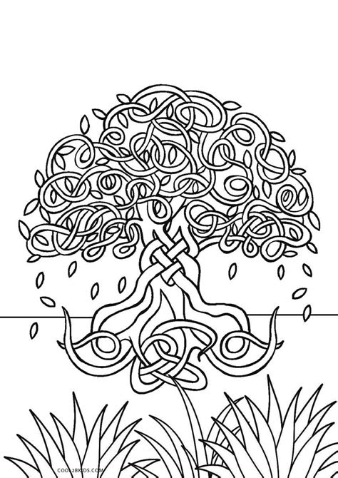 Collection of Tree Of Life Coloring Pages - Free Printable