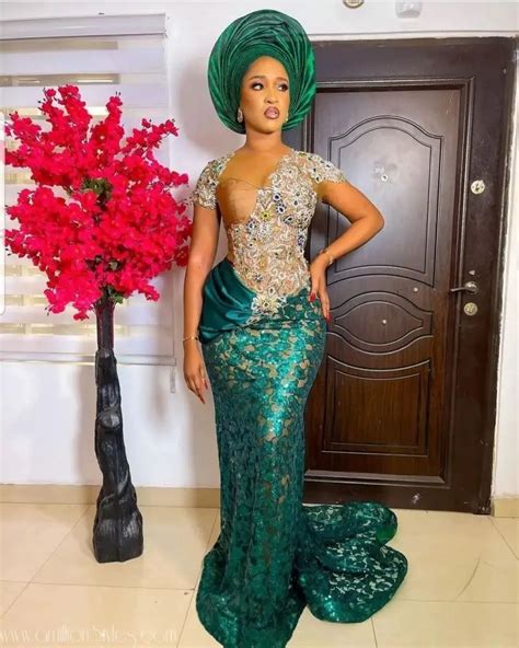 10 Green Lace Asoebi Styles For Owambe A Million Styles