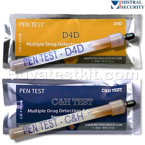 Surface Drug Testing Kits D4d And Candh Drug Residue Test Kit