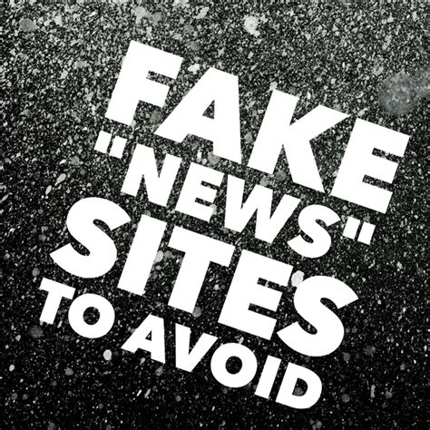 Fake News Sites & Sources to Avoid: - Julie Smith