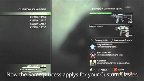 Mw3 Buttons In Your Clan Tag And Custom Classes EASY Xbox 360 YouTube