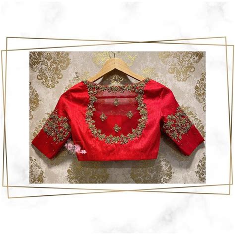 Latest Bridal Blouse Designs Blue Blouse Designs Netted Blouse