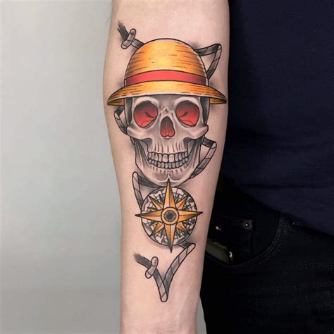 29+ Straw Hat Jolly Roger Tattoo - KarryCladia