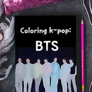 K-pop Coloring Book, BTS Coloring Pages, BTS Coloring Book, Bangtan ...