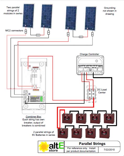 Schematics Wiring Solar Panels And Batteries In Series And Parallel Artofit