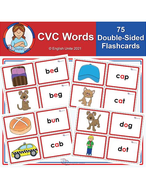 Cvc Flashcards Kindergarten