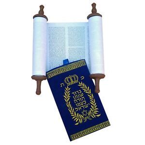 Small Sefer Torah Scroll Hebrew Jewish Holy Book Bible Pentateuch | eBay