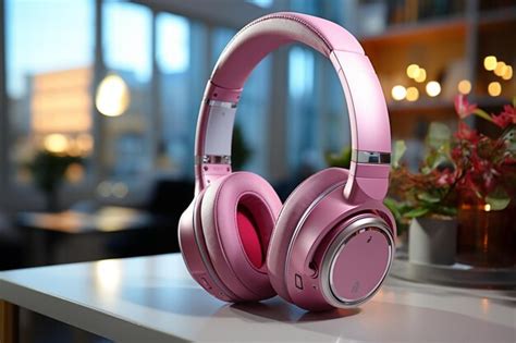 Premium Photo | Highquality pink wireless headphones delivering immersive sound for your digital ...