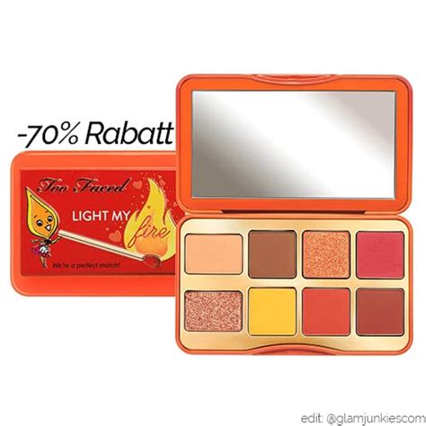 Too Faced Light My Fire Doll Sized Palette Um Reduziert