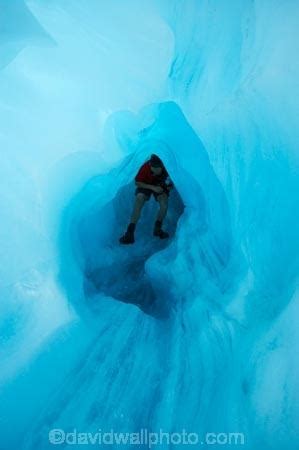 Blue Ice Cave Franz Josef Glacier West Coast South Island New Zealand