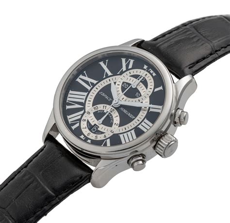 Louis Erard Self Winding Chronograph Minute And Hour Counters Date