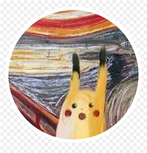 #meme #pikachu #pika #pokemon #icon #aesthetic #paintinf - Pikachu Meme Van Gogh, HD Png ...