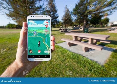 Pokemon GO Game Map Showing Pokestops and a Pokemon Gym Editorial Photography - Image of game ...