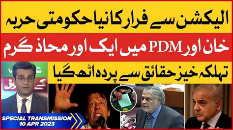 Imran Khan Vs Pdm Govt Tactics To Delay Elections Special