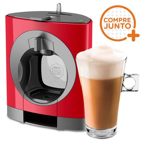 Café Fácil Cafeteira Expresso Dolce Gusto Oblo Vermelha 110v 1 Taça