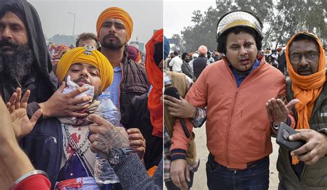 Delhi Chalo Protest Punjab Farmers March Towards Delhi Cops Hurl Tear Gas Few Detained At