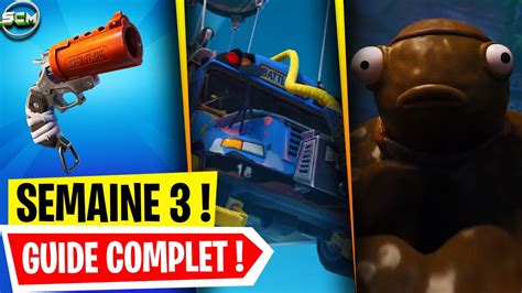 Guide Complet Des D Fi Qu Te De La Semaine Saison Fortnite Tuto