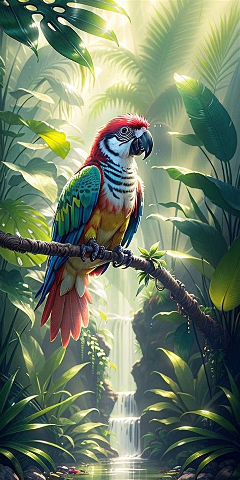 Pin by Алексей on Birds in 2023 Parrots art Macaw art Birds painting