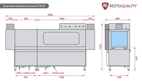 Zmywarka Tunelowa Koszowa 270L R Sklep Dla Gastronomii BialGast