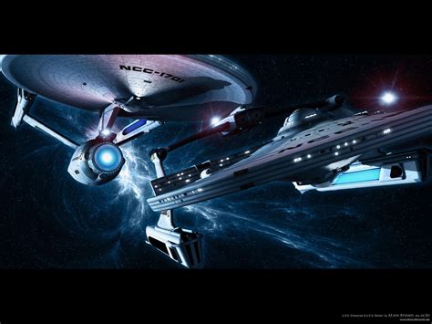 USS Enterprise NCC 1701 A And USS Reliant NCC 1864 Movie Version