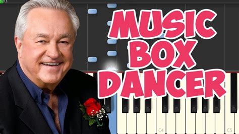 🎹frank Mills Music Box Dancer Piano Tutorial Synthesia ️♫ Youtube