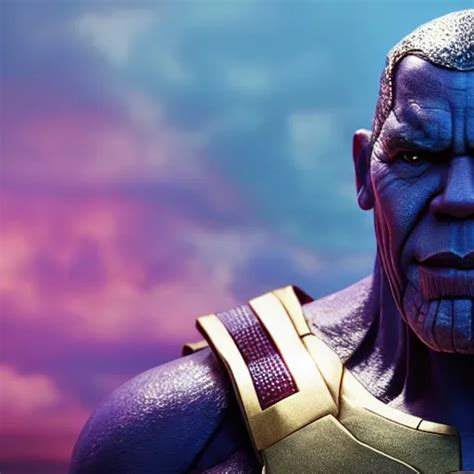 Barack Obama Cast As Thanos Still From Marvel Movie Stable