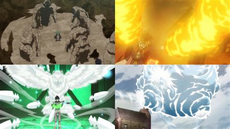 Los 25 tipos de magia más fuertes de Black Clover clasificados