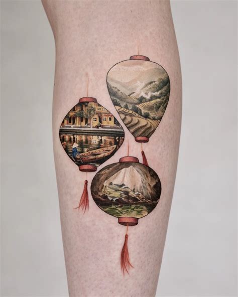 Lantern Tattoo in Vietnam: A Unique Souvenir for International Travelers