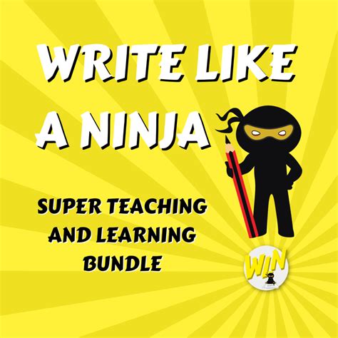 Write Like A Ninja Teaching Super Bundle Vocabulary Ninja