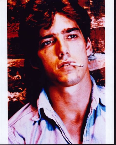 Ken Wahl Leaning On Brick Wall With Cigarette Photo Print Item