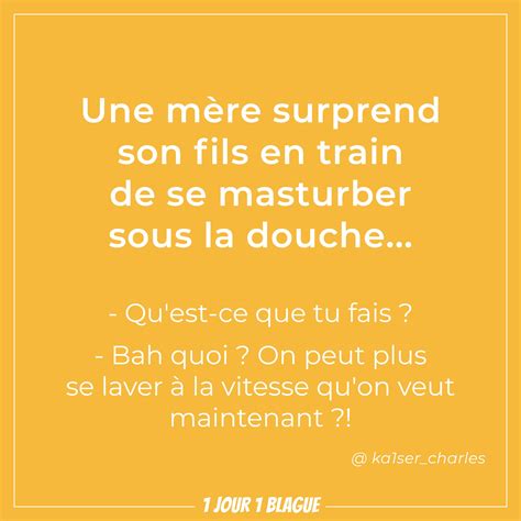 jour blague Une mère surprend son fils en train de se masturber Hot