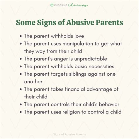 15 Signs You Have Abusive Parents