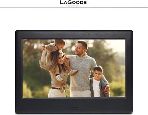 LaGoods Digitale Fotolijst HD 7 Inch IPS Scherm Fotokader Micro